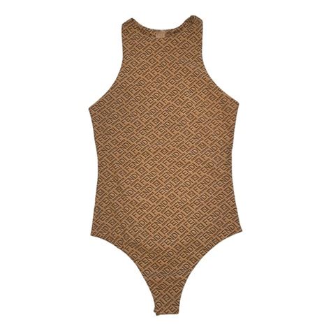 skims fendi bikini|fendi x high neck bodysuit.